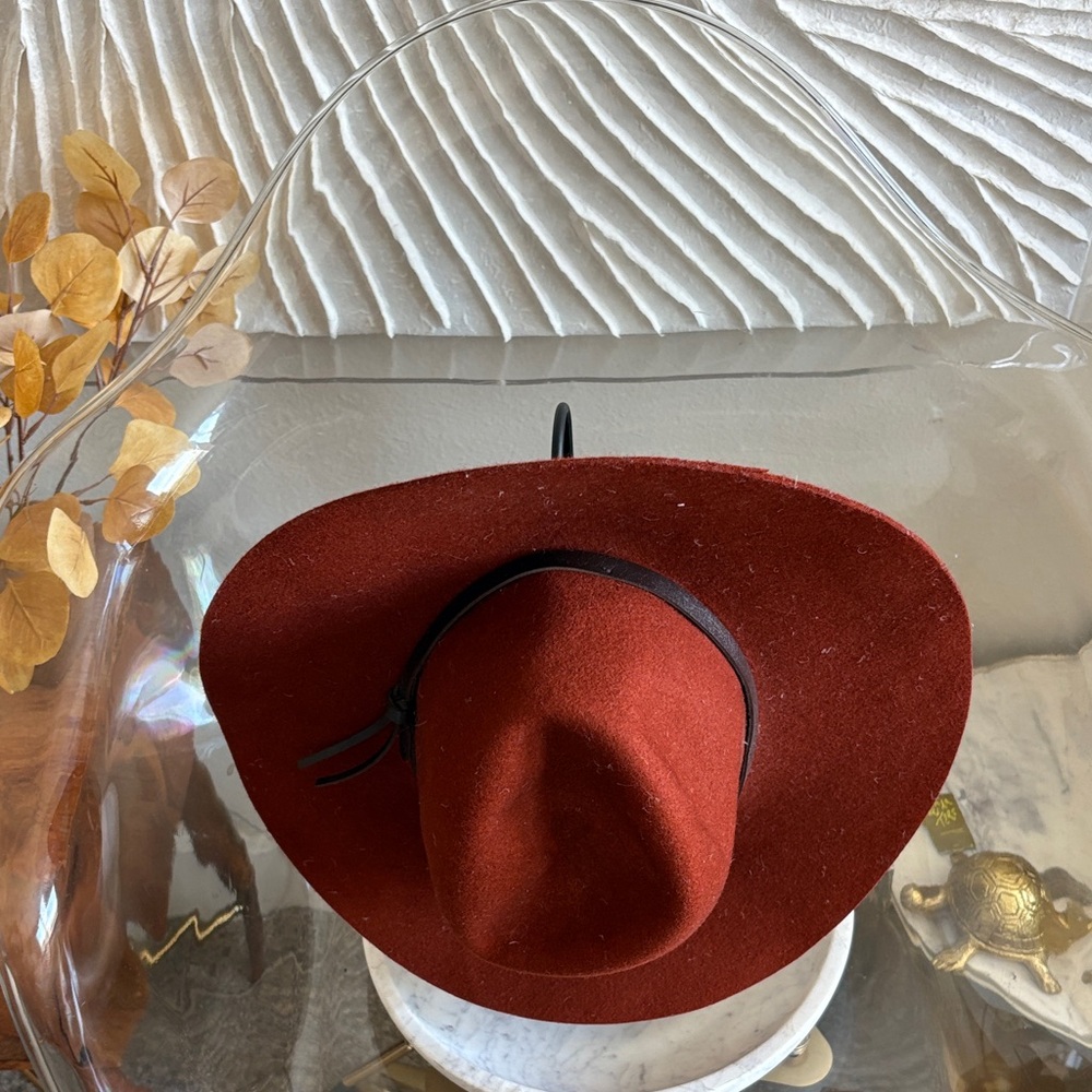 100% Wool Copper Fall Hat - Picture 5 of 7